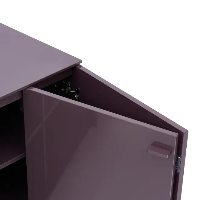 BUFFET 4 PORTAS 2 M X 45 CM THE FOLD - RUBY MOCHA - Foto 16