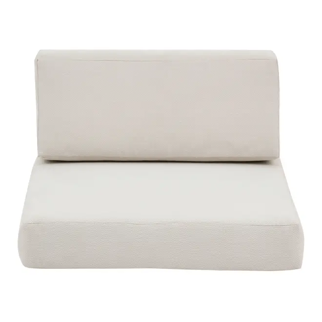 CONJUNTO DE ALMOFADAS PARA POLTRONA PIPA - TRAMADO OUTDOOR NATURAL - Foto 1