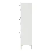 LOCKER/ARMÁRIO PARA ESCRITÓRIO ALTO 9 PORTAS SLEEK - BRANCO/GRANILITE - Foto 6