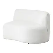 SOFÁ 4 LUGARES ESTENDIDO DIREITO ÔNDULO - BOUCLÉ BRANCO - Foto 8