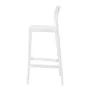 BANQUETA EMPILHÁVEL ALTO VITRALI - BRANCO BRILHANTE - Foto 3