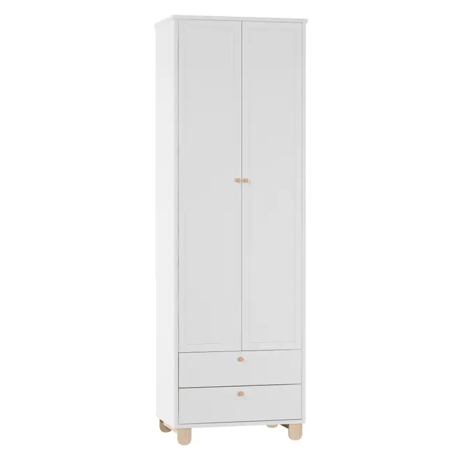 GUARDA-ROUPA INFANTIL 2 PORTAS/2 GAVETAS SWEET - BRANCO/PINUS NATURAL - Foto 14