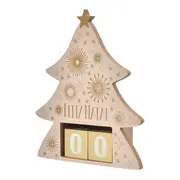 CALENDÁRIO NATALINO NATAL ASTRAL - CREAM/DOURADO - Foto 3