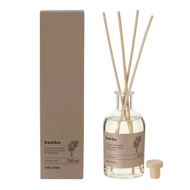 AROMATIZADOR BAMBU 230 ML NATURALS - CAMELO/PINUS NATURAL - Foto 1