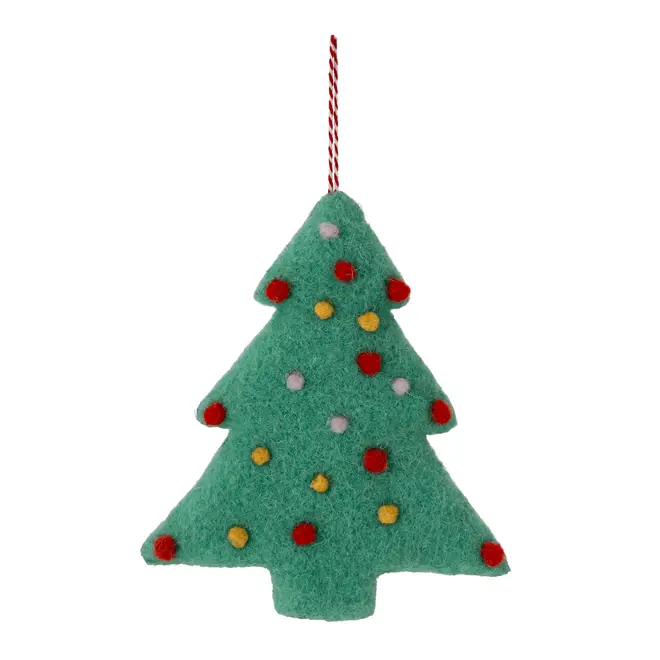 ADORNO PAREDE ÁRVORE 20 CM COLORFUN XMAS - CORES CALEIDOCOLOR - Foto 1