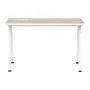 MESA 1,20 M X 60 CM COM CAIXA PARA CONECTIVIDADE ALETA - BRANCO/OAK TAMMI - Foto 1