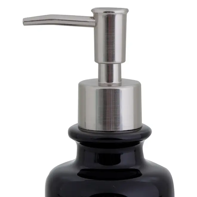 PORTA-SABONETE LÍQUIDO LE BAIN - PRETO/BRANCO - Foto 4
