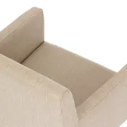 CADEIRA COM BRAÇOS PROSA - NOZES/NATURAL - Foto 7