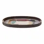 BANDEJA 44 CM X 30 CM PAISAGISTA - MARROM DE LEI/MULTICOR - Foto 1