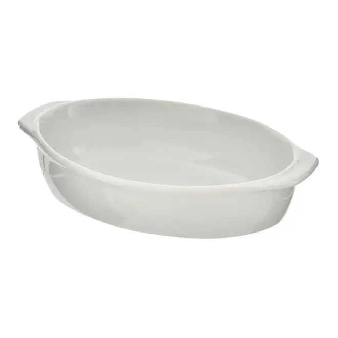 MINI TRAVESSA REFRÁTARIA OVAL 18 CM X 11 CM MORGEN - BRANCO - Foto 2