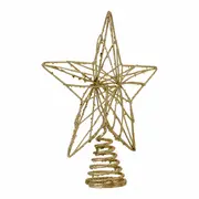 PONTEIRA ESTRELA FINE FESTIVITY 23 CM - OURO - Foto 4
