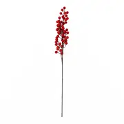 GALHO DECORATIVO PICK FRUTAS VERMELHAS 60 CM SANTA ROCKS - VERMELHO/MUSGO - Foto 2
