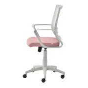 CADEIRA DE ESCRITÓRIO FRESH - CINZA CLARO/QUARTZO ROSA - Foto 2