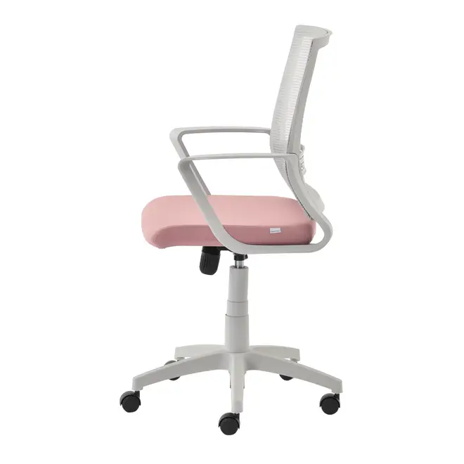 CADEIRA DE ESCRITÓRIO FRESH - CINZA CLARO/QUARTZO ROSA - Foto 2