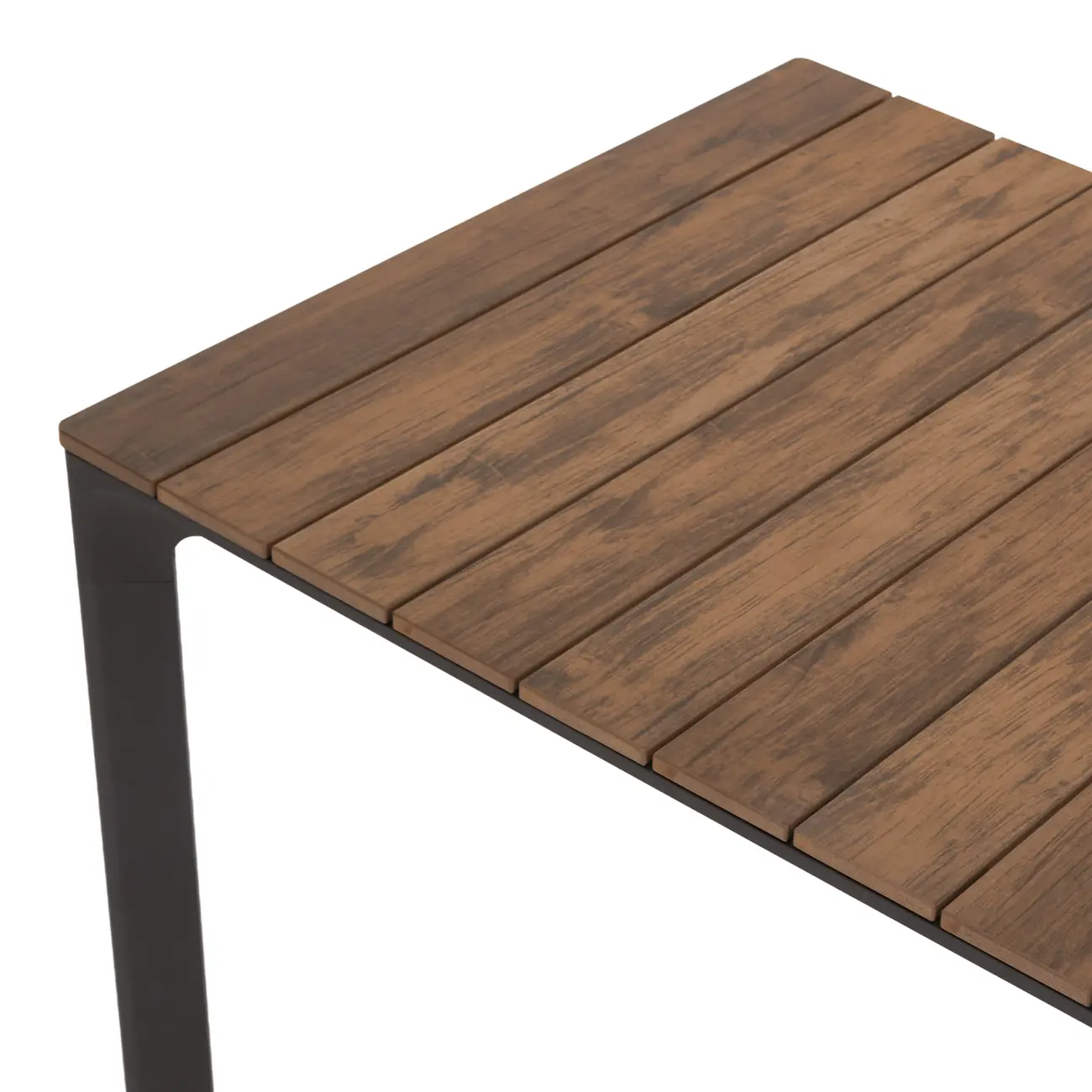 MESA PARA ÁREA EXTERNA 1,65 M X 80 CM SUMMERLAND - CAFÉ/NOZES - Foto 7