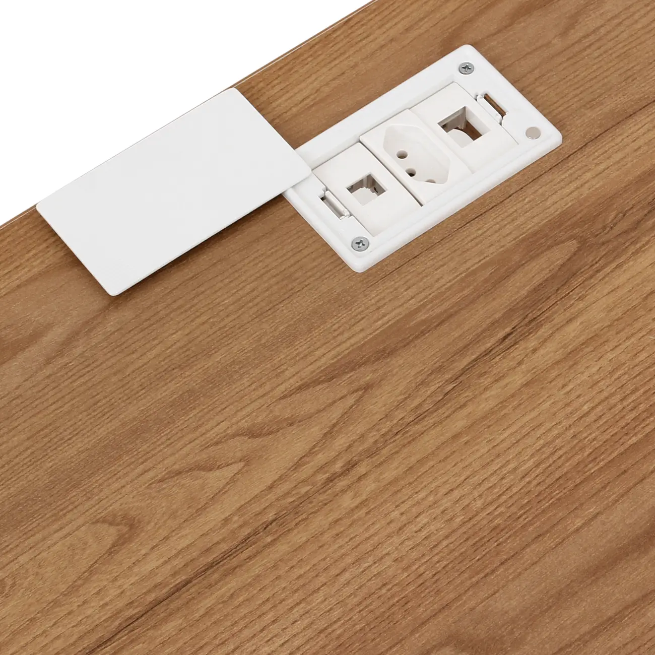 MESA COM BALCÃO 1 PORTA DE CORRER 1,80 M X 1,87 M BOSS - OAK TAMMI/BRANCO - Foto 11