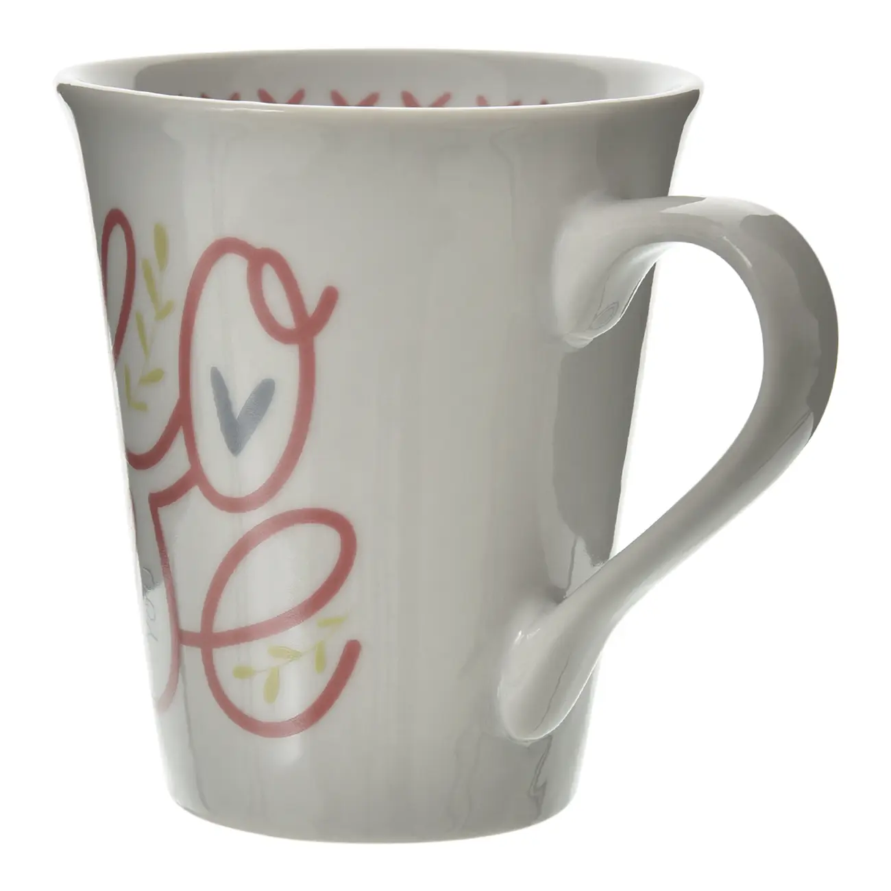 CANECA 250 ML LOVE YOU - VIN ROSE/BLEU CENDRÉ - Foto 3