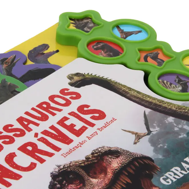 SUPER SONS: DINOSSAUROS INCRÍVEIS LIVRO INFANTIL - MULTICOR - Foto 6