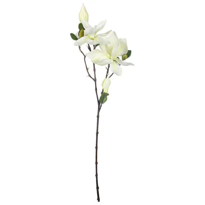FLOR CHARMING MAGNÓLIA - BRANCO/VERDE - Foto 1