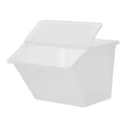 CAIXA EMPILHÁVEL 41 CM X 28 CM PLUS - BRANCO TRANSLUCIDO - Foto 3
