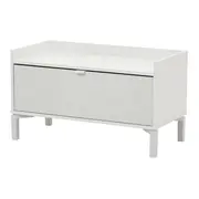 ARMÁRIO DE BANHEIRO 1 GAVETA 80 CM X 40 CM SLEEK - BRANCO/GRANILITE - Foto 2