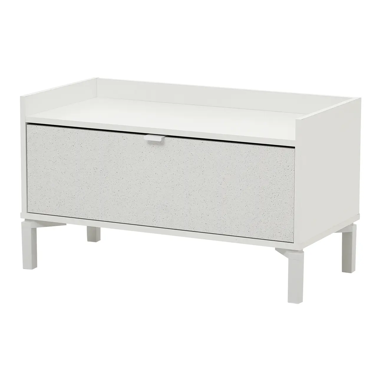 ARMÁRIO DE BANHEIRO 1 GAVETA 80 CM X 40 CM SLEEK - BRANCO/GRANILITE - Foto 2
