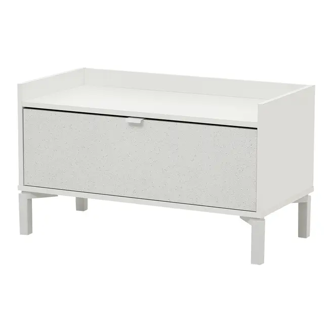 ARMÁRIO DE BANHEIRO 1 GAVETA 80 CM X 40 CM SLEEK - BRANCO/GRANILITE - Foto 2