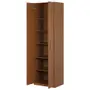 GUARDA-ROUPA 2 PORTAS 5 PRATELEIRAS 35 MAXIMUS - FREIJÓ - Foto 4
