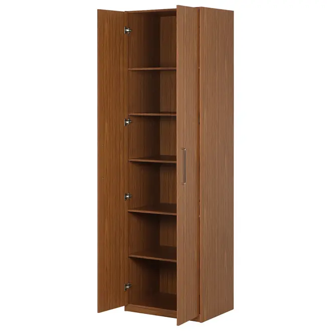 GUARDA-ROUPA 2 PORTAS 5 PRATELEIRAS 35 MAXIMUS - FREIJÓ - Foto 4