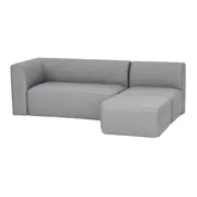 SOFÁ 3 LUGARES COM PUFF UNITS - CINZA CLARO - Foto 2