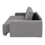 SOFÁ-CAMA RETRÁTIL E RECLINÁVEL 3 LUGARES SNOOZE - CINZA - Foto 9
