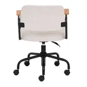 CADEIRA HOME OFFICE CARTE ELBOW - PRETO/CAMELO - Foto 6