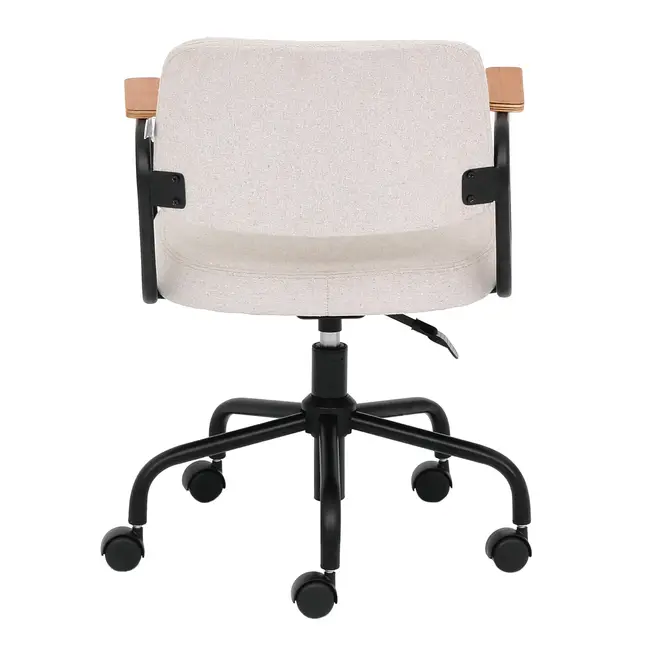 CADEIRA HOME OFFICE CARTE ELBOW - PRETO/CAMELO - Foto 6