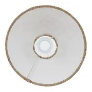 CÚPULA A LUZ 13 CM X 9 CM 26 CM - JUTA RÚSTICA - Foto 3