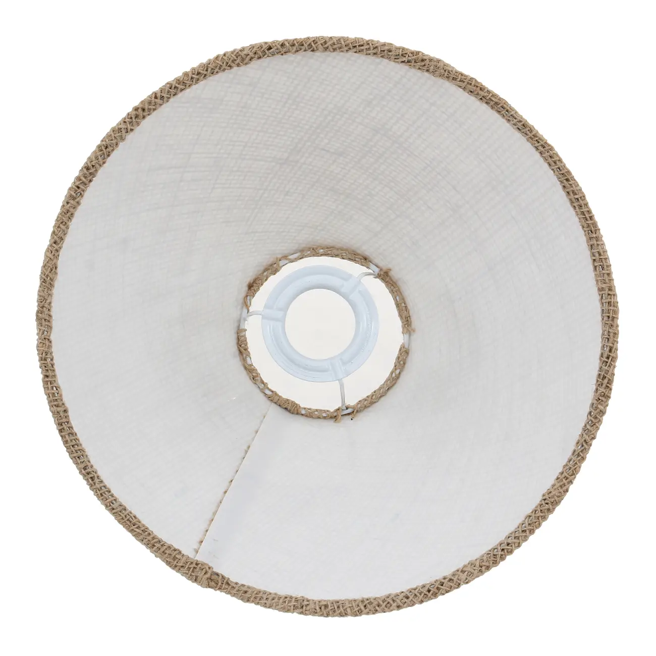 CÚPULA A LUZ 13 CM X 9 CM 26 CM - JUTA RÚSTICA - Foto 3