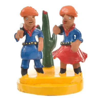 ADORNO 9 CM LAMPIÃO E MARIA BONITA