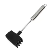 MARTELO DE CARNE 24 CM ELLIP - INOX/PRETO - Foto 4