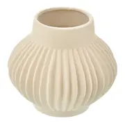 VASO 15 CM MARTIN I - BRANCO/NATURAL - Foto 1