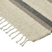 TAPETE 2 M X 2,50 M LOOM - NATURAL/PRETO - Foto 4