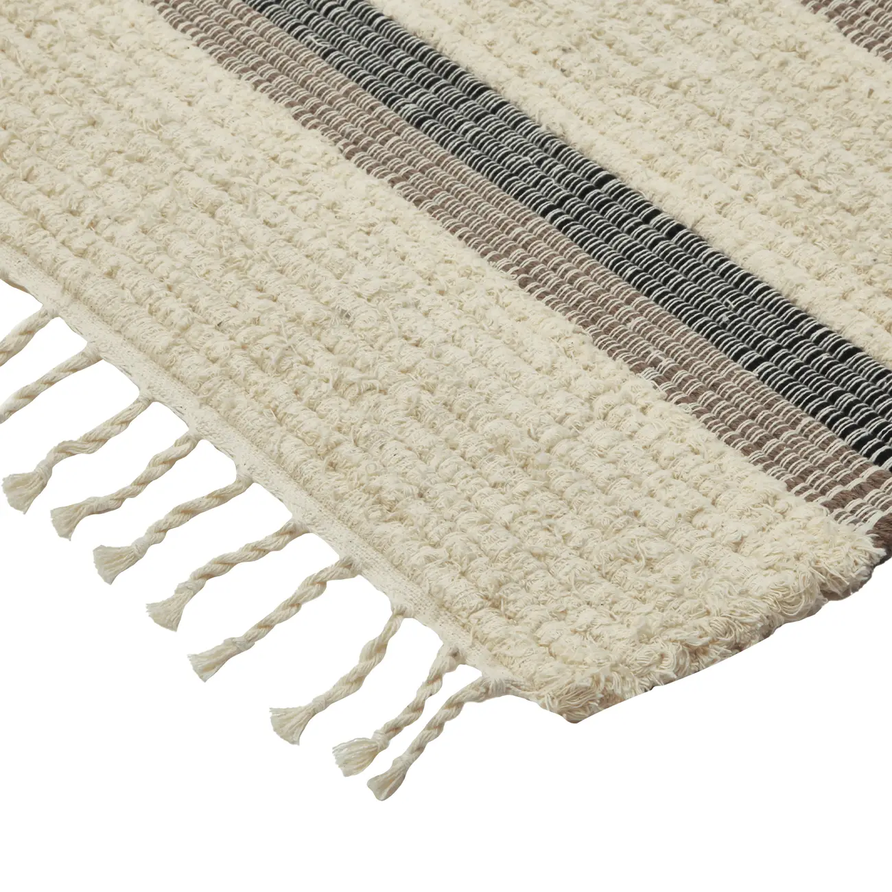 TAPETE 2 M X 2,50 M LOOM - NATURAL/PRETO - Foto 4