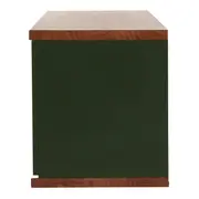 ARMÁRIO DE COZINHA AÉREO 1,20 M 1 PORTA BASCULANTE POAH - MUSGO/NOZES - Foto 5