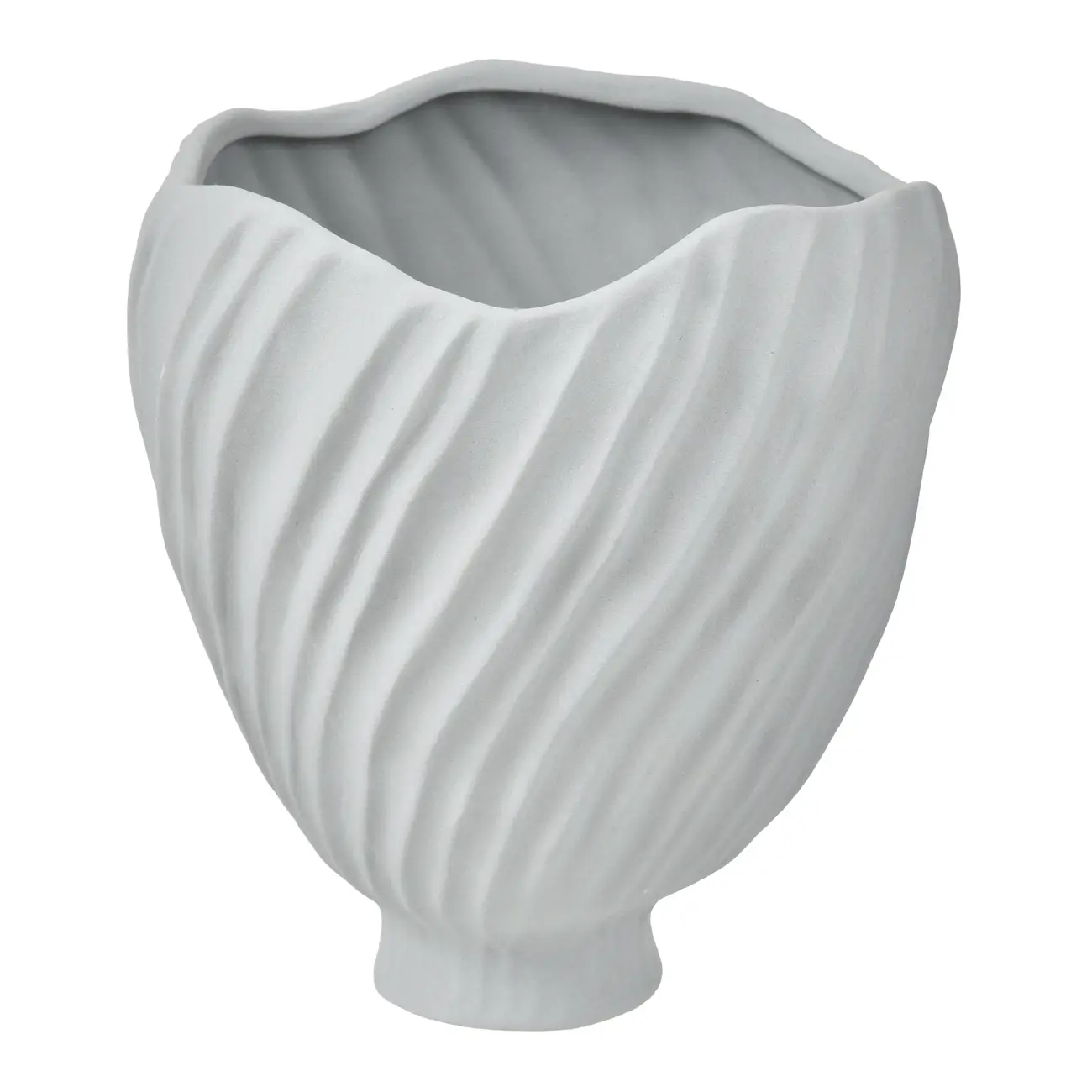 VASO 26 CM LANCY - CINZA PROVENCE - Foto 1