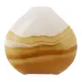 VASO 23 CM JARI - BRANCO/BEGE - Foto 1