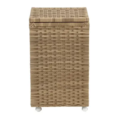 CESTO PARA ROUPA COM RODINHAS 35 CM X 35 CM X 57 CM ENREDO