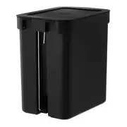 LIXEIRA COM PEDAL 6 L TRIUM - PRETO - Foto 3