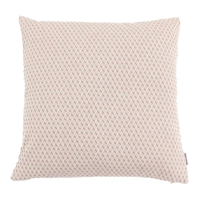 CAPA ALMOFADA 43 CM X 43 CM HÉRAULT - ROSA CLARO/NATURAL - Foto 1