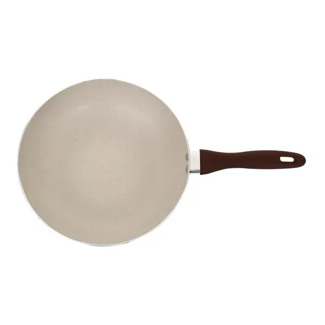 WOK INDUÇÃO 28 CM CERAMIC LIFE SMART PLUS - CREAM/MARROM - Foto 6
