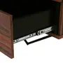 CÔMODA 6 GAVETAS 1,20 M X 42 CM HEPTA - PAU FERRO/PRETO - Foto 8