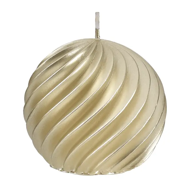 VELA BOLA 7 CM NATAL ASTRAL - DOURADO - Foto 1