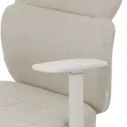 CADEIRA DE ESCRITÓRIO BOLSTER - BRANCO/OFF WHITE - Foto 7